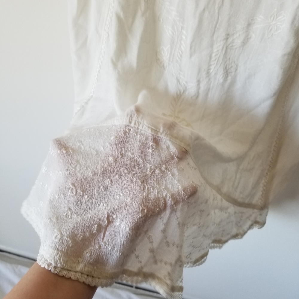 White boho cottage dream dress K7 - Picture 5 of 16